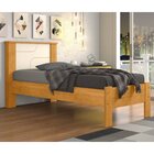 Cama Solteiro Pérola Cinamomo/off White