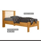 Cama Solteiro Pérola Cinamomo/off White