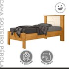 Cama Solteiro Pérola Cinamomo/off White