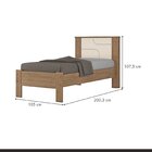 Cama Solteiro Pérola Conquista Móveis