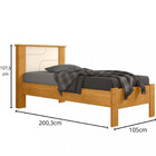 Cama Solteiro Pérola Conquista Móveis