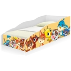 Cama Solteiro Play Bichinhos com Colchão