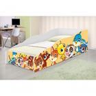 Cama Solteiro Play Bichinhos Com Colchão