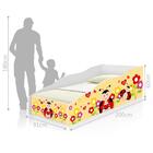 Cama Solteiro Play Joaninha Com Colchão