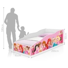 Cama Solteiro Play Meninas Princesas com Colchão
