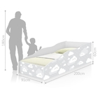 Cama Solteiro Play Nuvens Cinza
