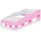 Cama Solteiro Play Nuvenzinhas Rosa