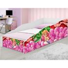 Cama Solteiro Play Sereia Rosa Com Colchão
