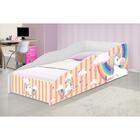 Cama Solteiro Play Unicórnio Chamego Com Colchão