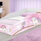 Cama Solteiro Play Unicórnio Rosa