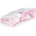 Cama Solteiro Play Unicórnio Rosa