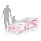 Cama Solteiro Play Unicórnio Rosa