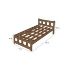 Cama Solteiro Pop Carmolar Mocaccino