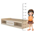 Cama Solteiro Porta 3d De Correr 3 Nichos Comic Mdp Politorno