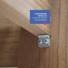 Cama Solteiro Premium Plus 100% Mdf Cinamomo/off White