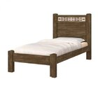 Cama Solteiro Raissa Castanho/off White