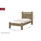 Cama Solteiro Raissa Noce/cast/off White