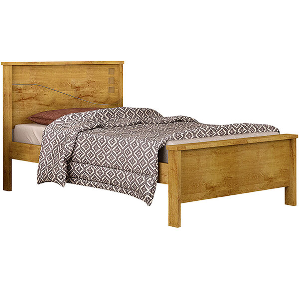 Cama Solteiro Ravenna – Novo Horizonte - Freijo Dourado