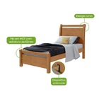 Cama Solteiro Reali Amêndoa Clean