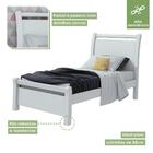 Cama Solteiro Reali Móveis Lopas Branco