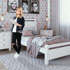 Cama Solteiro Reali Móveis Lopas Branco