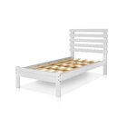 Cama Solteiro Rebeca Atraente Móveis Branca