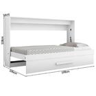 Cama Solteiro Retrátil Kalie Branco