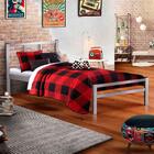 Cama Solteiro Retrô Cinza 0.88 Jane Shop Jm