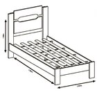 Cama Solteiro Riviera Demobile