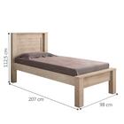 Cama Solteiro Roma Amarula