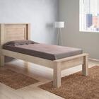 Cama Solteiro Roma Amarula Com Colchão