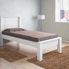 Cama Solteiro Roma Branco