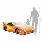 Cama Solteiro Run Car Laranja