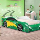 Cama Solteiro Run Car Verde