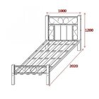 Cama Solteiro Rustic Florença Espresso Móveis