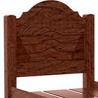 Cama Solteiro Rustica Com Estrado 100% Mdf Master Pinhão