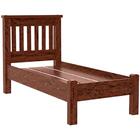 Cama Solteiro Rustica Com Estrado 100% Mdf Mega Pinhão