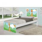 Cama Solteiro Safari Girafa Com Colchão