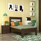 Cama Solteiro Safira Cacau