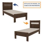 Cama Solteiro Safira Cacau