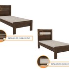 Cama Solteiro Safira Cacau