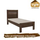 Cama Solteiro Safira Tcil Cacau