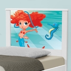 Cama Solteiro Sereia Ruiva Com Colchão