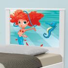 Cama Solteiro Sereia Ruiva Com Colchão