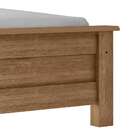 Cama Solteiro Siena – Móveis Lanza - Noce Bronze