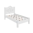 Cama Solteiro Siena Branca