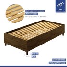 Cama Solteiro Siena Kaiki Móveis Ypê