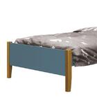 Cama Solteiro Simba Com Pés Amadeirado - Reller Móveis