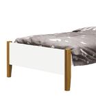 Cama Solteiro Simba Com Pés Amadeirado - Reller Móveis