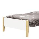 Cama Solteiro Simba Pés Madeira Natural Com Colchão D20 - Rel